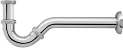 ASW Bidet-Röhrengeruchsverschluss 100214 1 1/4" X 32 Mm, Messing, Rosette Ø 65 Mm, Verchromt