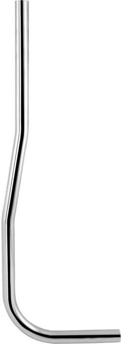 ASW Spülrohr Für Druckspüler 102256 Leicht Gekroepft 28mm, Verchromt