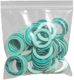 Airfit Ersatz-Dichtung 70503ED 30 X 21 X 2 Mm (Verschraubung), Grün/gelb, ELL