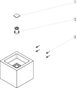 Alape Waschtisch WT.QS325X 4271000000 32,5 X 32,5 Cm, Weiss, Ohne Hahnloch Und Überlauf -VIEGA Verkäufe Alape Waschtisch WT.QS325X 4271000000 325 x 325 cm weiss ohne Hahnloch und Ueberlauf 2
