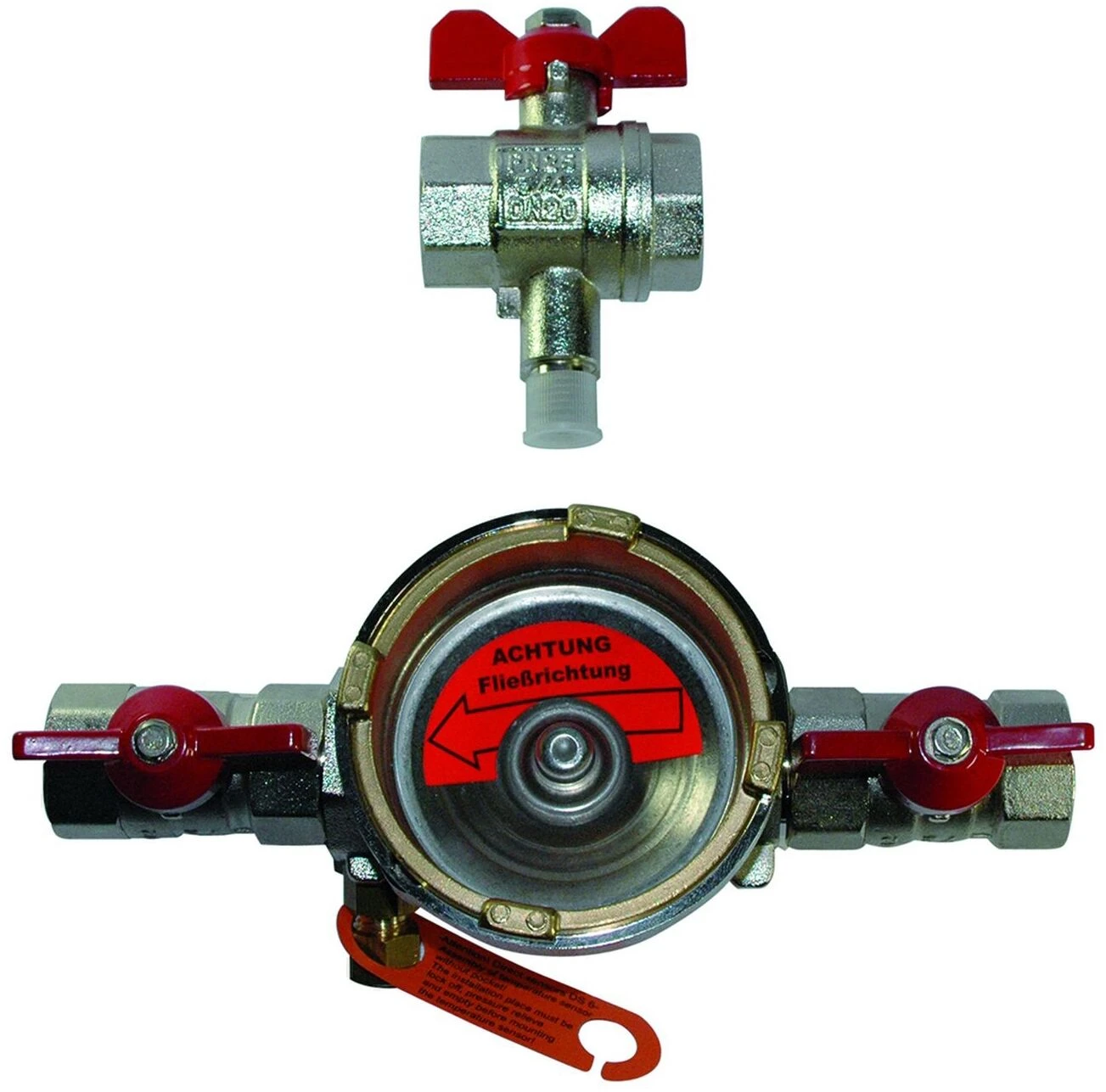 Allmess UltraMaXX Einbausatz 2501000006 EAT 3/4", DS6-KH, DN15, 200 Mm, Mit Absperrorganen 1 Allmess UltraMaXX Einbausatz 2501000006 EAT 3/4", DS6-KH, DN15, 200 Mm, Mit Absperrorganen