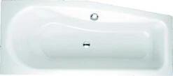 Bette BetteLuna Badewanne 2750-038 Natura, 170x75x45cm, Schräge Fußende Links