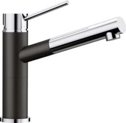 Blanco 526161 SILGRANIT-Look Silgranitschwarz/chrom