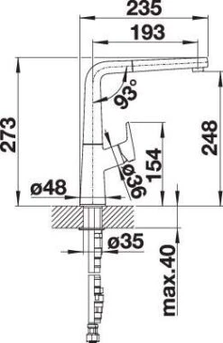 Blanco 526170 SILGRANIT-Look Silgranitschwarz 9 Blanco 526170 SILGRANIT-Look Silgranitschwarz -VIEGA Verkäufe Blanco 526170 SILGRANIT Look silgranitschwarz 3