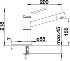 Blanco ALTA Compact Küchenarmatur 515121 Edelstahl Finish -VIEGA Verkäufe Blanco ALTA Compact Kuechenarmatur 515121 Edelstahl finish 5