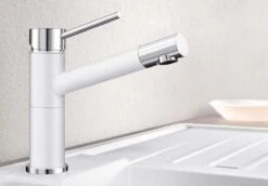 Blanco ALTA Compact Küchenarmatur 515324 SILGRANIT-Look Cafe/chrom -VIEGA Verkäufe Blanco ALTA Compact Kuechenarmatur 515324 SILGRANIT Look cafe chrom 2