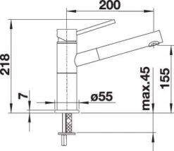 Blanco Alta-S Compact Vario Küchenarmatur 518407 Chrom -VIEGA Verkäufe Blanco Alta S Compact Vario Kuechenarmatur 518407 chrom 4