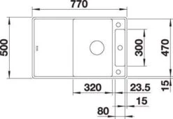 Blanco Axia III 45 S-F Spüle 523195 77x47cm, PuraDur Alumetallic, Reversibel, Mit Holzschneidbrett -VIEGA Verkäufe Blanco Axia III 45 S F Spuele 523195 77x47cm PuraDur alumetallic reversibel mit Holzschneidbrett 5