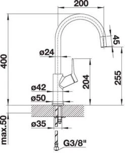 Blanco Carena Küchenarmatur 520766 Chrom -VIEGA Verkäufe Blanco Carena Kuechenarmatur 520766 chrom 5