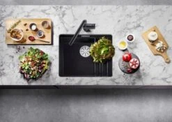 Blanco Etagen-Spüle 522236 53x46cm, PuraDur Cafe, Für Unterbau -VIEGA Verkäufe Blanco Etagen Spuele 522236 53x46cm PuraDur cafe fuer Unterbau 3