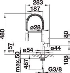 Blanco Küchenarmatur 521476 Chrom -VIEGA Verkäufe Blanco Kuechenarmatur 521476 chrom 6