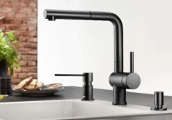 Blanco Küchenarmatur 525807 Ausziehbar, Sonderfarbe Schwarz Matt -VIEGA Verkäufe Blanco Kuechenarmatur 525807 ausziehbar Sonderfarbe schwarz matt 2