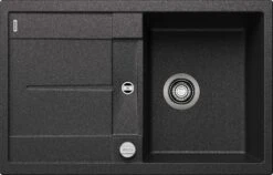Blanco Metra 45 S Spüle 513035 78 X 50 Cm, PuraDur Anthrazit, Reversibel, Ablauffernbedienung Mit Drehbetätigung