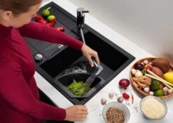 Blanco Metra 45 S Spüle 513035 78 X 50 Cm, PuraDur Anthrazit, Reversibel, Ablauffernbedienung Mit Drehbetätigung -VIEGA Verkäufe Blanco Metra 45 s Spuele 513035 78 x 50 cm PuraDur anthrazit reversibel Ablauffernbedienung mit Drehbetaetigung 3