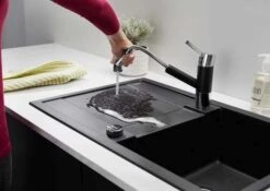 Blanco Metra 45 S Spüle 513035 78 X 50 Cm, PuraDur Anthrazit, Reversibel, Ablauffernbedienung Mit Drehbetätigung -VIEGA Verkäufe Blanco Metra 45 s Spuele 513035 78 x 50 cm PuraDur anthrazit reversibel Ablauffernbedienung mit Drehbetaetigung 4