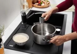 Blanco Metra 45 S Spüle 518868 78 X 50 Cm, PuraDur Felsgrau, Reversibel, Ablauffernbedienung Mit Drehbetätigung -VIEGA Verkäufe Blanco Metra 45 s Spuele 518868 78 x 50 cm PuraDur felsgrau reversibel Ablauffernbedienung mit Drehbetaetigung 5