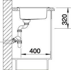 Blanco Rondosol Spüle 513306 46x39cm, Edelstahl Bürstfinish, 3 1/2" Korbventil -VIEGA Verkäufe Blanco Rondosol Spuele 513306 46x39cm Edelstahl Buerstfinish 3 1 2 Korbventil 4