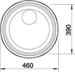 Blanco Rondosol Spüle 513306 46x39cm, Edelstahl Bürstfinish, 3 1/2" Korbventil -VIEGA Verkäufe Blanco Rondosol Spuele 513306 46x39cm Edelstahl Buerstfinish 3 1 2 Korbventil 5