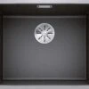 Blanco SUBLINE 500-IF SteelFrame Spüle 524107 54,3x44,3cm, PuraDur Anthrazit, Einbau Von Oben, Ohne Ablauffernbedienung