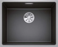 Blanco SUBLINE 500-IF SteelFrame Spüle 524107 54,3x44,3cm, PuraDur Anthrazit, Einbau Von Oben, Ohne Ablauffernbedienung