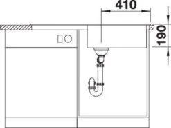 Blanco Sona XL 6 S Spüle 519689 100x50cm, PuraDur Anthrazit, Reversibel, Ohne Ablauffernbedienung -VIEGA Verkäufe Blanco Sona XL 6 S Spuele 519689 100x50cm PuraDur anthrazit reversibel ohne Ablauffernbedienung 5