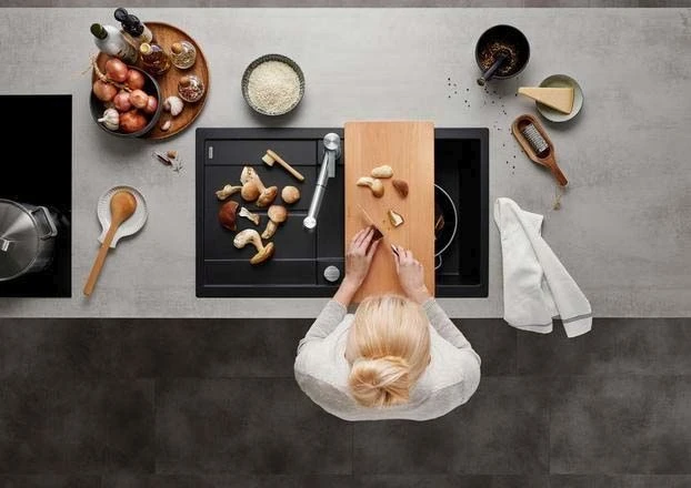 Blanco Spüle 515041 86 X 50 Cm, PuraDur Cafe, Reversibel, Ablauffernbedienung Mit Drehbetätigung 4 Blanco Spüle 515041 86 X 50 Cm, PuraDur Cafe, Reversibel, Ablauffernbedienung Mit Drehbetätigung – Bild 4