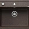Blanco Spüle 515066 61,5 X 51 Cm, PuraDur Cafe, Ablauffernbedienung Mit Drehbetätigung