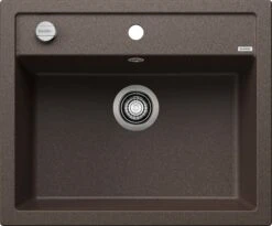 Blanco Spüle 515066 61,5 X 51 Cm, PuraDur Cafe, Ablauffernbedienung Mit Drehbetätigung