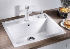 Blanco Spüle 515066 61,5 X 51 Cm, PuraDur Cafe, Ablauffernbedienung Mit Drehbetätigung -VIEGA Verkäufe Blanco Spuele 515066 615 x 51 cm PuraDur cafe Ablauffernbedienung mit Drehbetaetigung 3