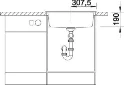 Blanco Spüle 515066 61,5 X 51 Cm, PuraDur Cafe, Ablauffernbedienung Mit Drehbetätigung -VIEGA Verkäufe Blanco Spuele 515066 615 x 51 cm PuraDur cafe Ablauffernbedienung mit Drehbetaetigung 5
