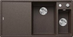 Blanco Spüle 523471 100x51cm, PuraDur Cafe, Rechts, Mit Holzschneidbrett