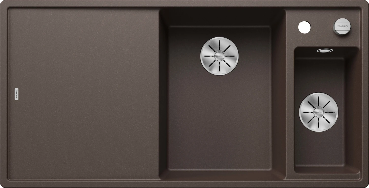 Blanco Spüle 523471 100x51cm, PuraDur Cafe, Rechts, Mit Holzschneidbrett 1 Blanco Spüle 523471 100x51cm, PuraDur Cafe, Rechts, Mit Holzschneidbrett
