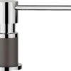Blanco Spülmittelspender 525817 500 Ml, SILGRANIT-Look Felsgrau/chrom