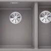 Blanco Subline 340/160-f Spüle 523570 55,2x42,7cm, PuraDur Alumetallic, Links, Für Unterbau