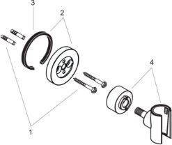 Hansgrohe Brausehalter Axor Citterio Chrom -VIEGA Verkäufe Brausehalter Axor Citterio chrom 2