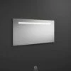 Burgbad Eqio Leuchtspiegel SIGP120PN258 120 X 60 X 2,6 Cm, Melamin, Horizontale LED-Beleuchtung