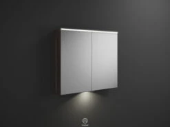 Burgbad Eqio Spiegelschrank SPGT090F2012 90 X 80 X 17 Cm, Marone Dekor Trüffel -VIEGA Verkäufe Burgbad Eqio Spiegelschrank SPGT090F2012 90 x 80 x 17 cm Marone Dekor Trueffel 2