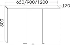 Burgbad Eqio Spiegelschrank SPGT120LF2012 120 X 80 X 17 Cm, Links, Marone Dekor Trüffel -VIEGA Verkäufe Burgbad Eqio Spiegelschrank SPGT120LF2012 120 x 80 x 17 cm links Marone Dekor Trueffel 4