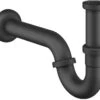 Dornbracht Bidet-Röhrengeruchsverschluss 10050970-33 1 1/4", Rosette D= 65mm, Schwarz Matt