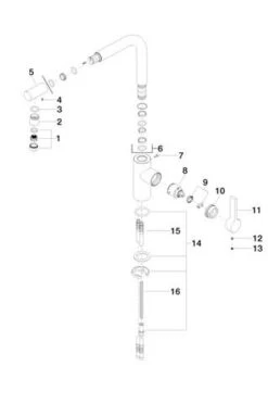 Dornbracht Elio Spültisch-Einhebelmischer 33800790-06 Griff Rechts, Ausladung 235 Mm, Platin Matt -VIEGA Verkäufe Dornbracht Elio Spueltisch Einhebelmischer 33800790 06 Griff rechts Ausladung 235 mm platin matt 2