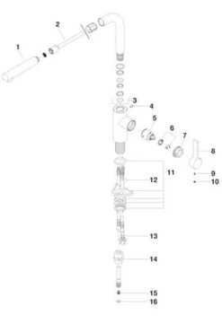 Dornbracht Elio Spültisch-Einhebelmischer 33840790-00 Herausziehbar, Ausladung 235 Mm, Chrom -VIEGA Verkäufe Dornbracht Elio Spueltisch Einhebelmischer 33840790 00 herausziehbar Ausladung 235 mm chrom 2