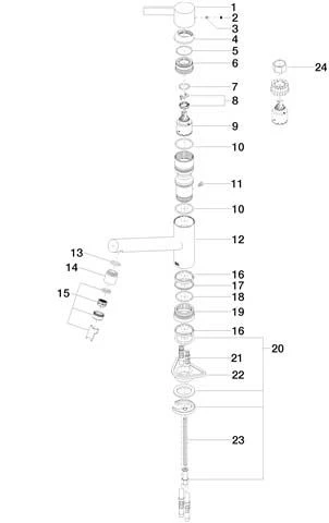 Dornbracht Eno Spültisch-Einhebelmischer 33800760-00 Ausladung 220 Mm, Chrom 3 Dornbracht Eno Spültisch-Einhebelmischer 33800760-00 Ausladung 220 Mm, Chrom – Bild 3