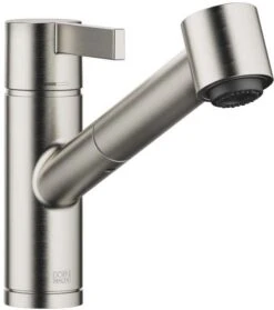 Dornbracht Eno Spültisch-Einhebelmischer 33870760-06 Herausziehbar, Mit Brausefunktion, Ausladung 225 Mm, Platin Matt