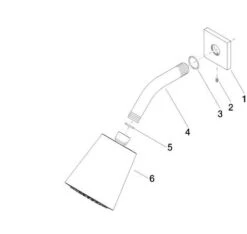 Dornbracht Imo Kopfbrause 28504670-99 Schwenkbar, Ausladung 180-210 Mm, Dark Platinum Matt -VIEGA Verkäufe Dornbracht Imo Kopfbrause 28504670 99 schwenkbar Ausladung 180 210 mm Dark Platinum matt 2