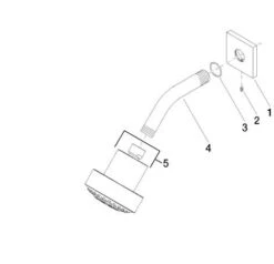 Dornbracht Kopfbrause 28508980-99 Schwenkbar, Ausladung 200 Mm, Dark Platinum Matt -VIEGA Verkäufe Dornbracht Kopfbrause 28508980 99 schwenkbar Ausladung 200 mm Dark Platinum matt 2