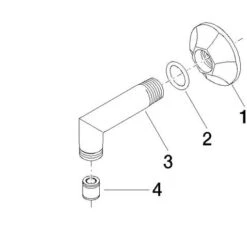 Dornbracht Madison Flair Wandanschlussbogen 28450370-09 1/2", Messing 5 Dornbracht Madison Flair Wandanschlussbogen 28450370-09 1/2", Messing -VIEGA Verkäufe Dornbracht Madison Flair Wandanschlussbogen 28450370 09 1 2 messing 2