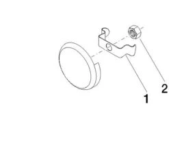 Dornbracht Rohrunterbrecher 36150970-28 Rosette 70 Mm, Messing Gebürstet -VIEGA Verkäufe Dornbracht Rohrunterbrecher 36150970 28 Rosette 70 mm messing gebuerstet 2