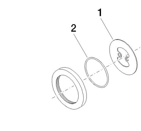 Dornbracht Rosette 12720660-06 Ø 70 Mm, Platin Matt 2 Dornbracht Rosette 12720660-06 Ø 70 Mm, Platin Matt – Bild 2