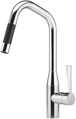 Dornbracht Spültisch-Einhebelmischer 33875895-00 Herausziehbar, Mit Brausefunktion, Ausladung 240 Mm, Chrom