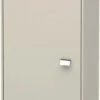 Duravit Brioso Hochschrank BR1320L1091 420x1770x240mm, Taupe, Tür Links, Griff Chrom